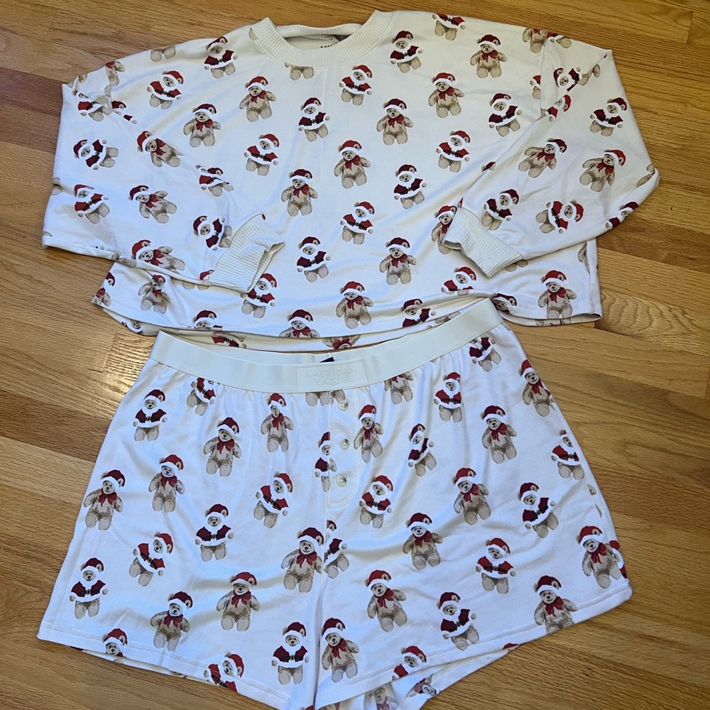 Women’s Pajamas with Teddy Bear Print